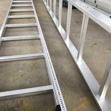 How high can aluminum scaffolding build?