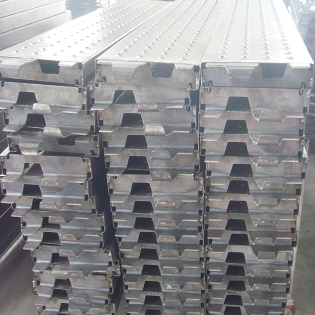 Ringlock Scaffolding Steel Plank with hook