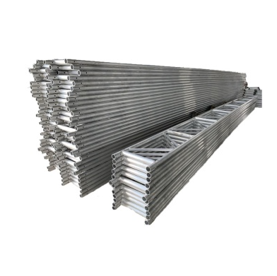 How do I transport aluminum scaffolding?