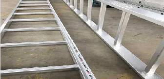 Why is aluminum scaffoldings more durable?